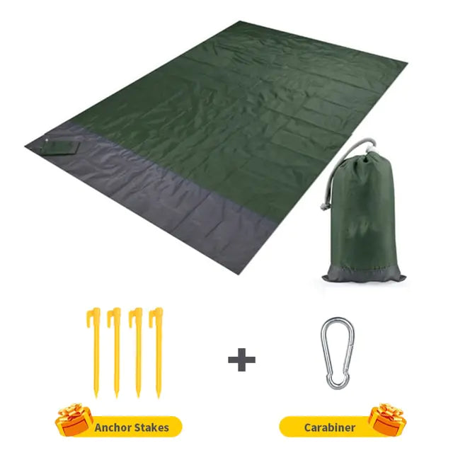 Waterproof Pocket Beach Blanket Mat